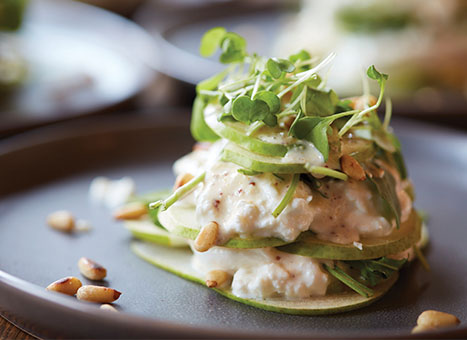 Burrata Pear Napoleon