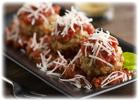 Cheesy Meatballs