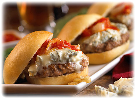 Meatball Burger with CreamyGorg®