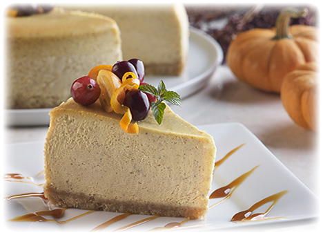 Cheesecake with Pumpkin Spice