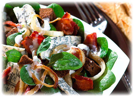 CreamyGorg® Spinach Salad