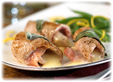 Veal Saltimbocca with Fontina