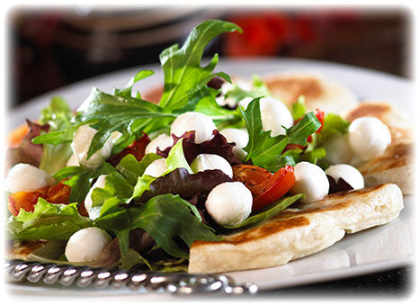 Grilled Flatbread Salad