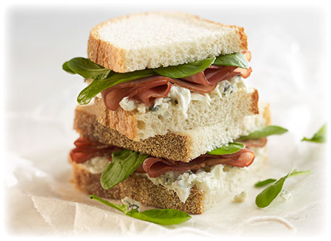 Mascarpone and Gorgonzola Sandwich