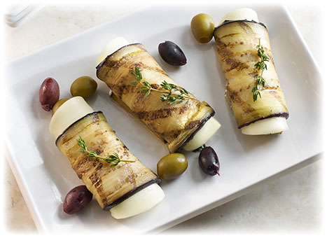 Eggplant Provolone Rolls