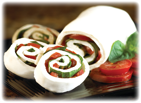 Unwrap & Roll® with Tomatoes and Basil