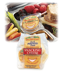 Fresh Asiago Fresco Snacking Cheese