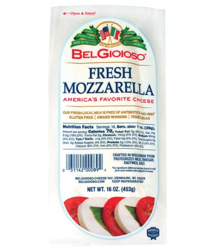 Fresh Mozzarella Thermoform Log