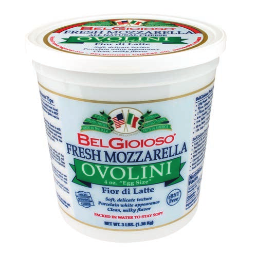 Fresh Mozzarella Water Pack Ovolini 4 oz. “Egg Size”
