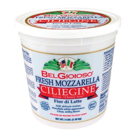 Fresh Mozzarella Water Pack Ciliegine 1/3 oz. “Cherry Size”