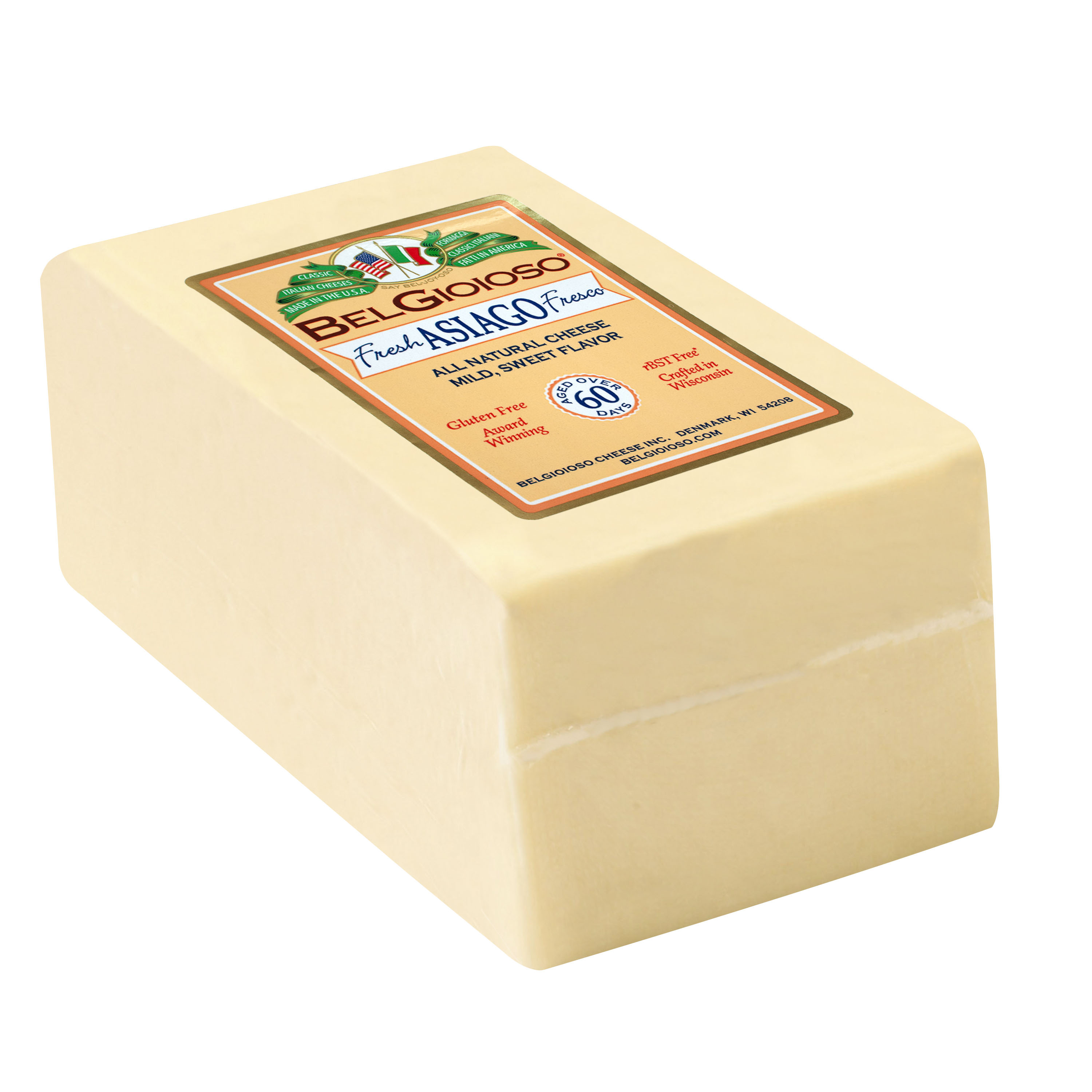 Asiago Fresco Deli Cut 3 Lb