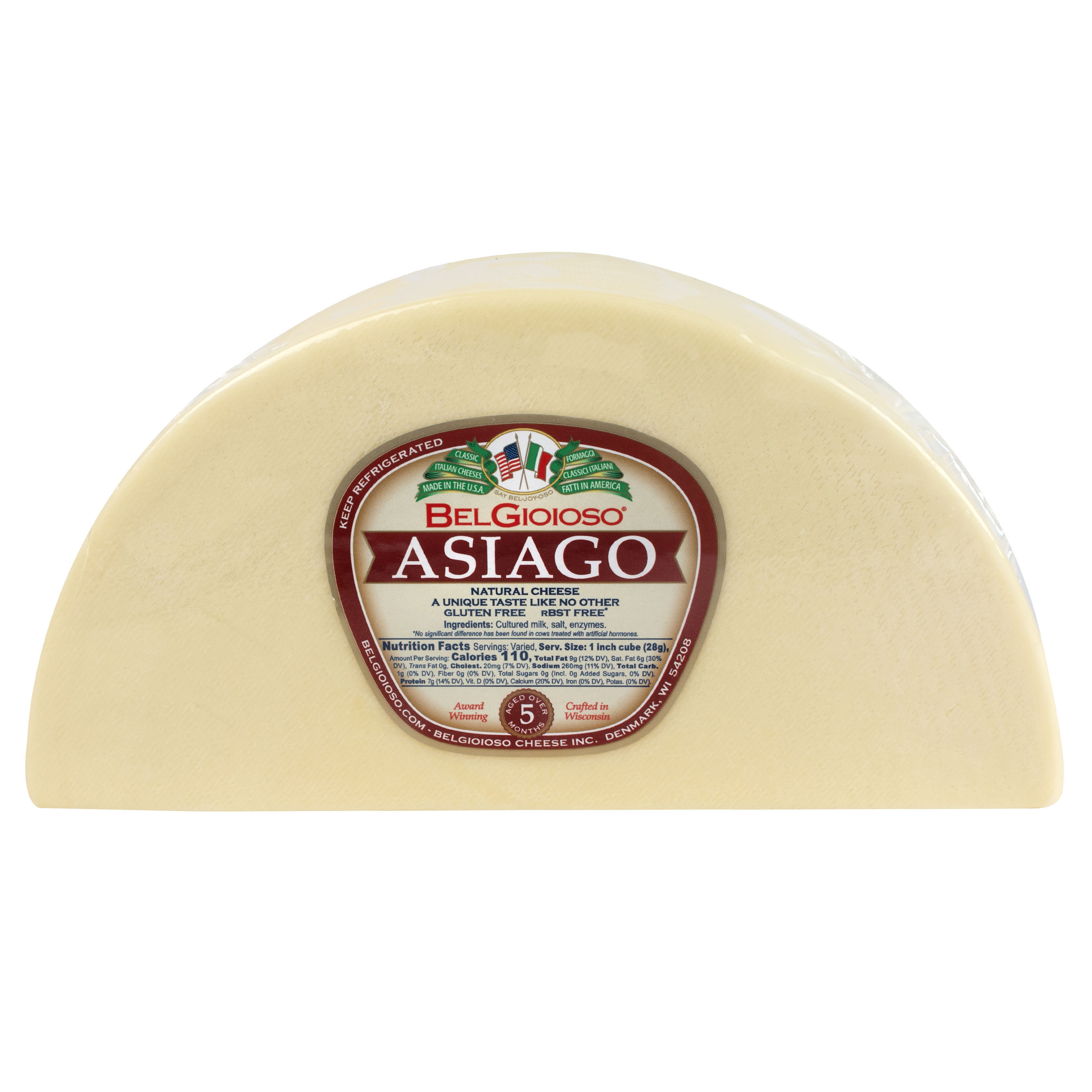 Aged Asiago 12 Lb