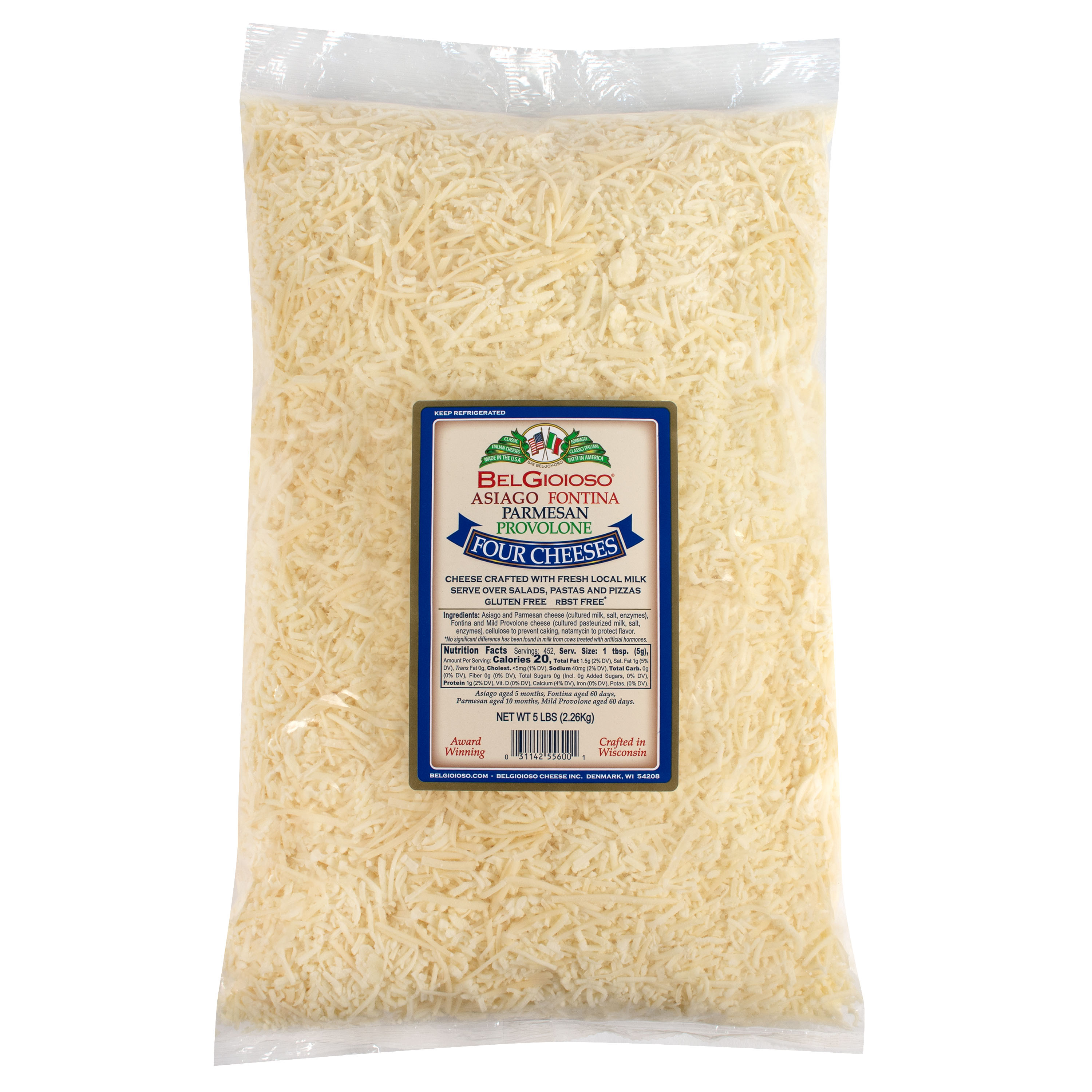 BELGIOIOSO: Grated Parmesan Cheese Cup, 5 oz