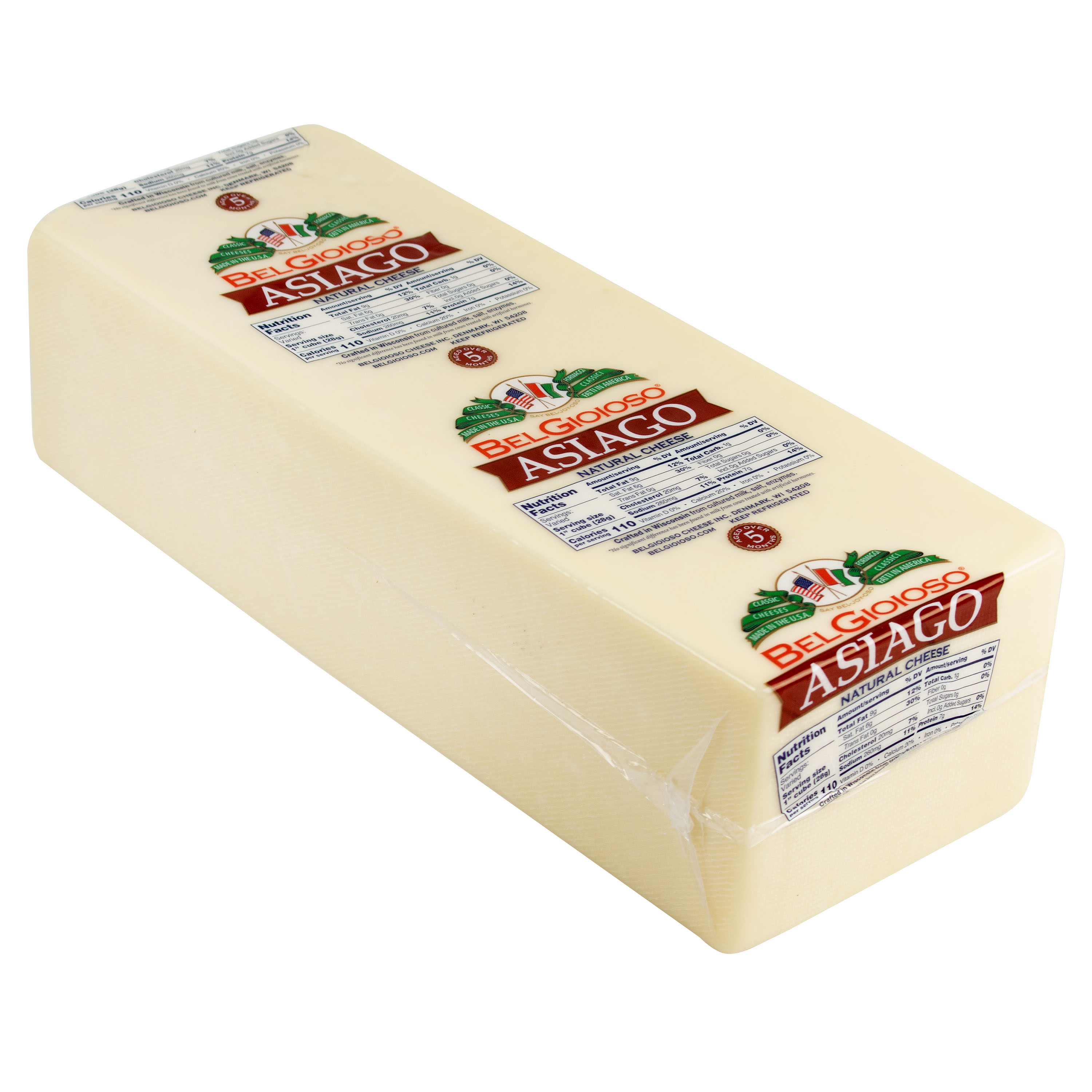 Asiago Deli Cut 6 Lb