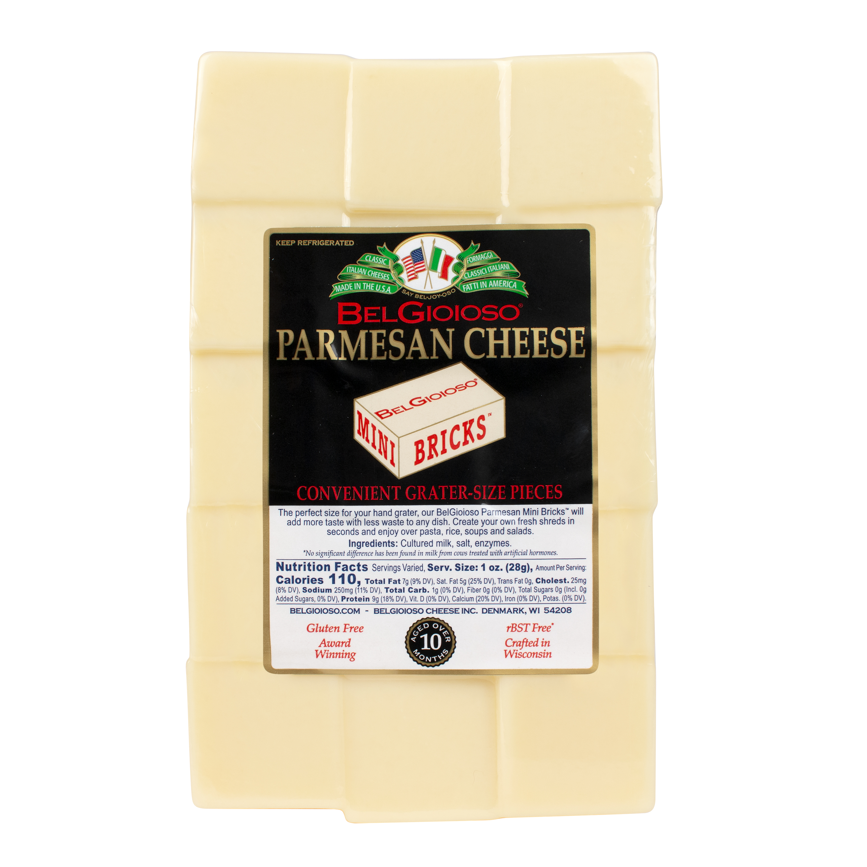 Parmesan Mini Bricks 7 Lb