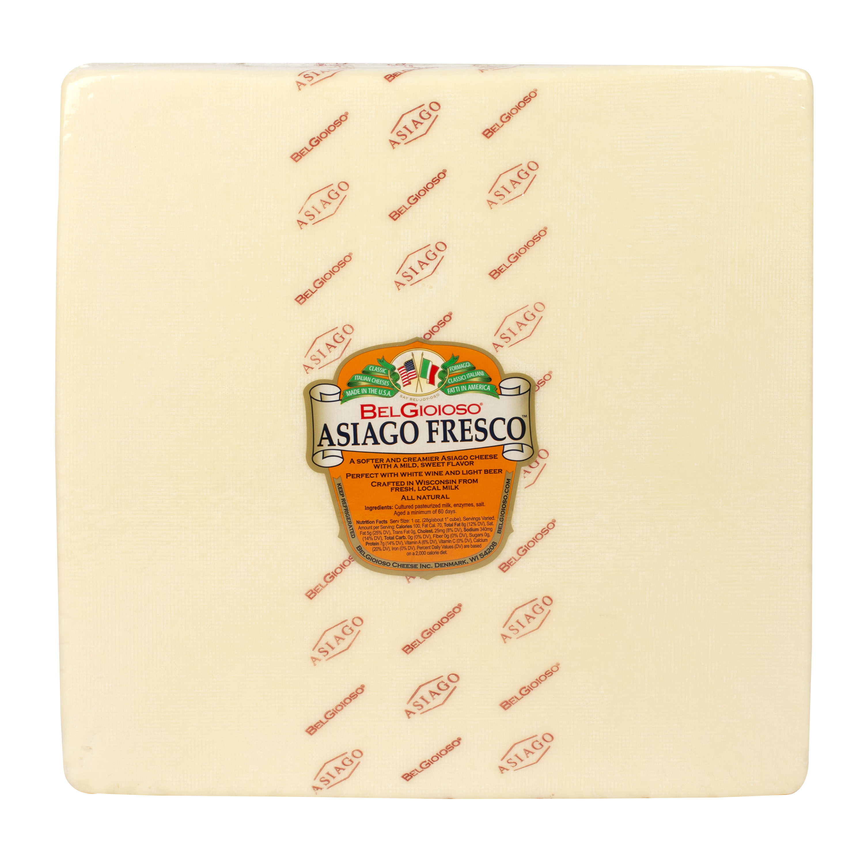 Asiago Fresco 24 Lb