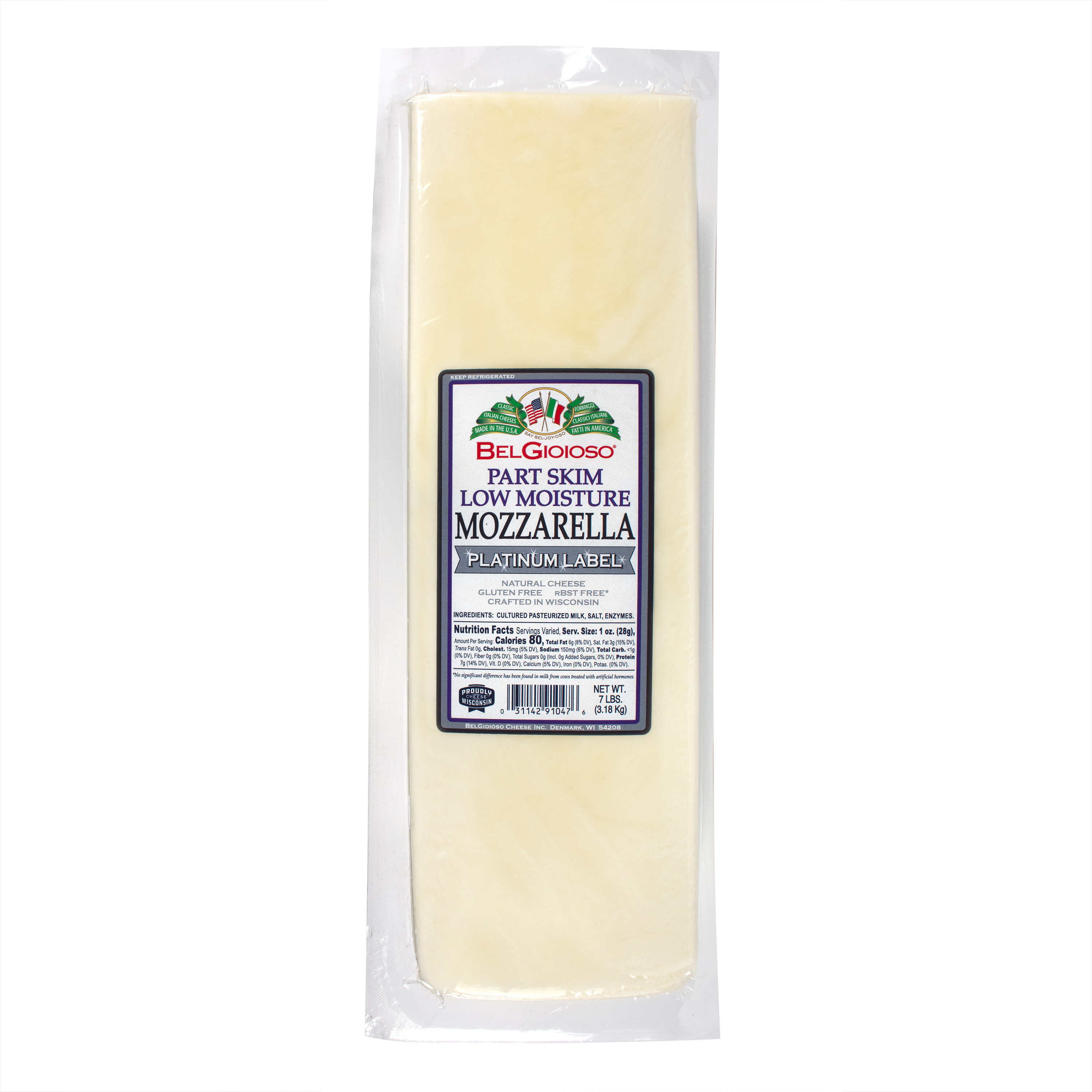 Platinum Pslm Mozz Loaf 7 Lb