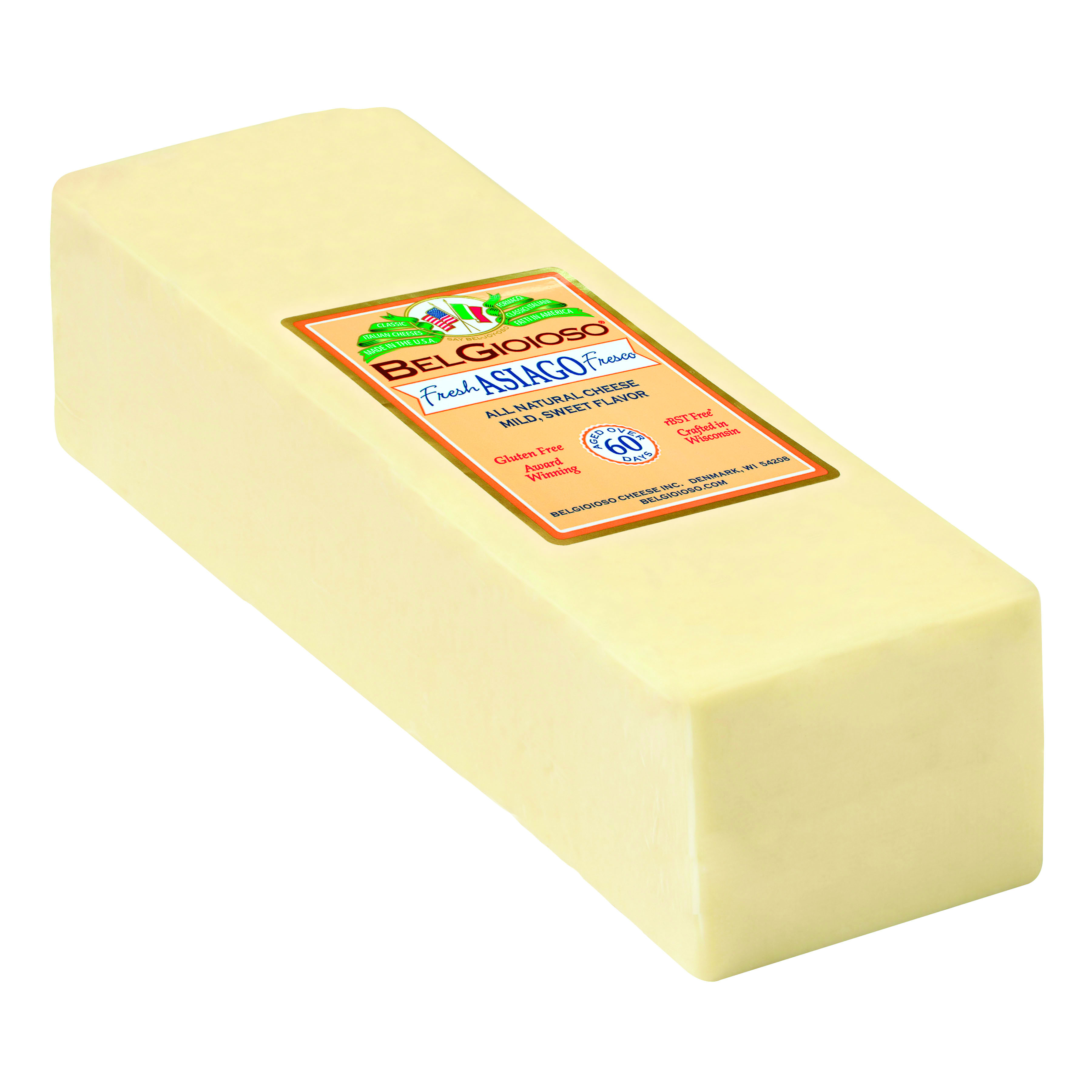 Asiago Fresco Deli Cut 6 Lb