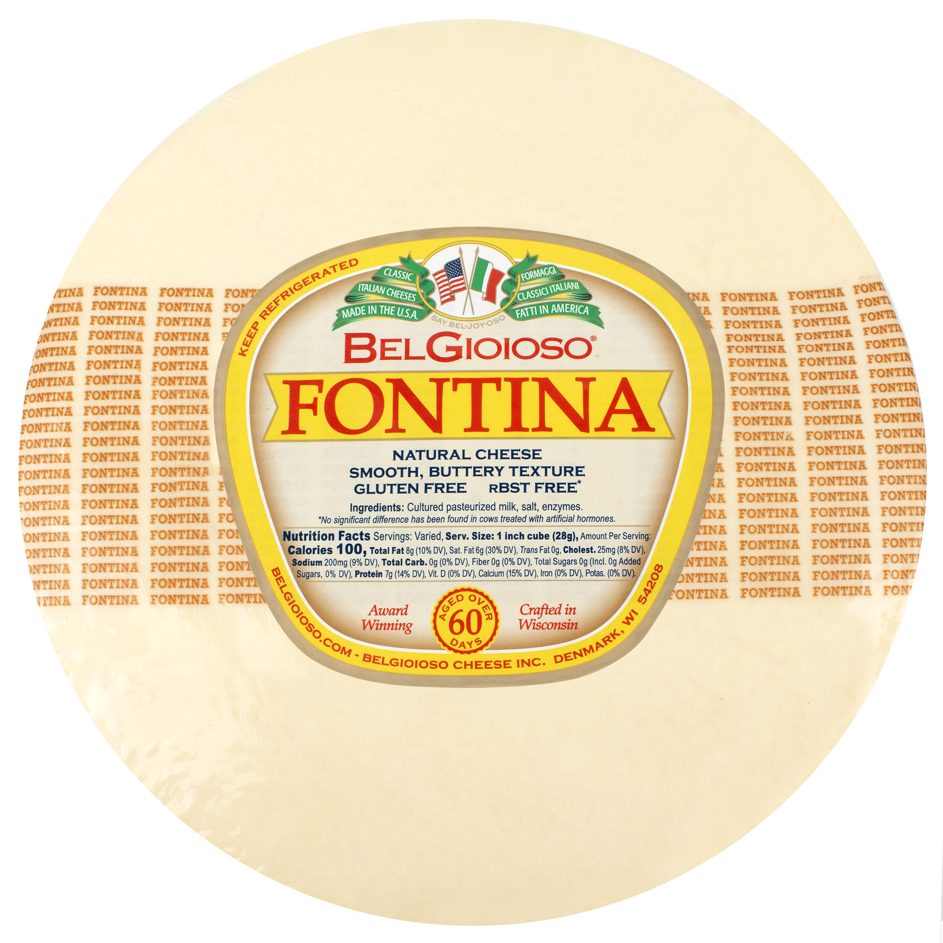 Fontina 20 Lb