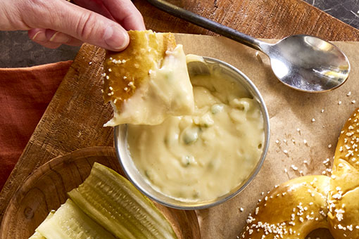 Fontina Pretzel Dip