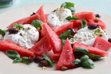 Burrata Watermelon Salad