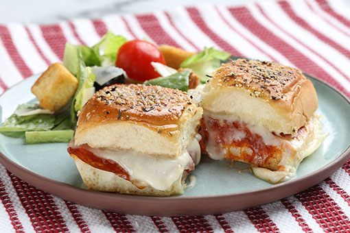 Provolone Pizza Sliders