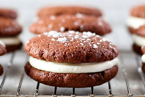 Red Velvet Sandwich Cookies