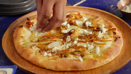 Gorgonzola Pear Pizza