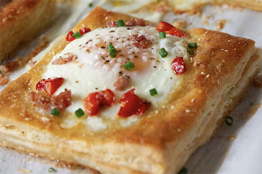 Baked Eggs with Parmesan