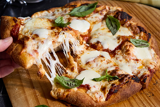 Baking Fresh Mozzarella Pizza